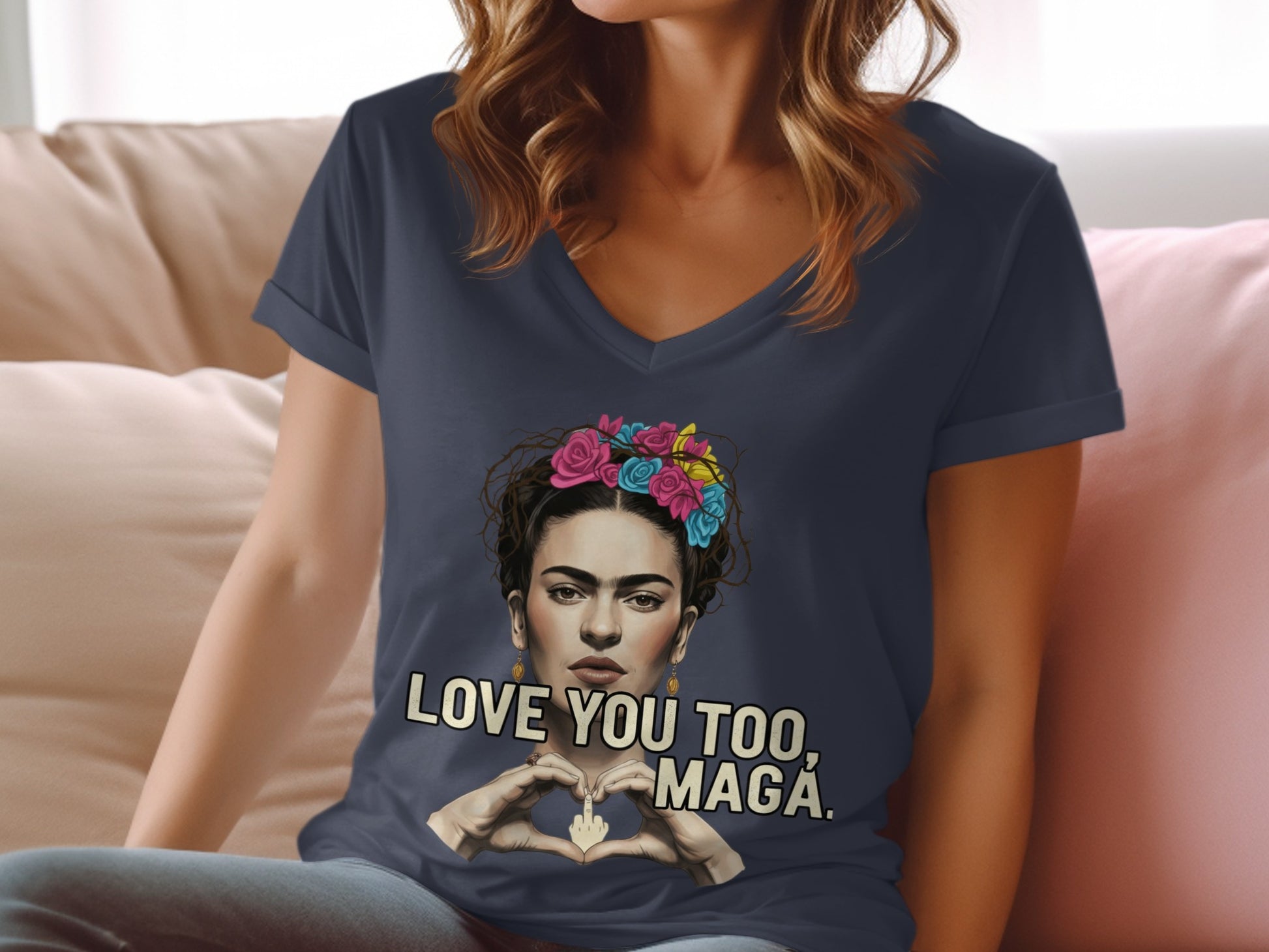 Love You Too Maga Graphic Printed Shirt