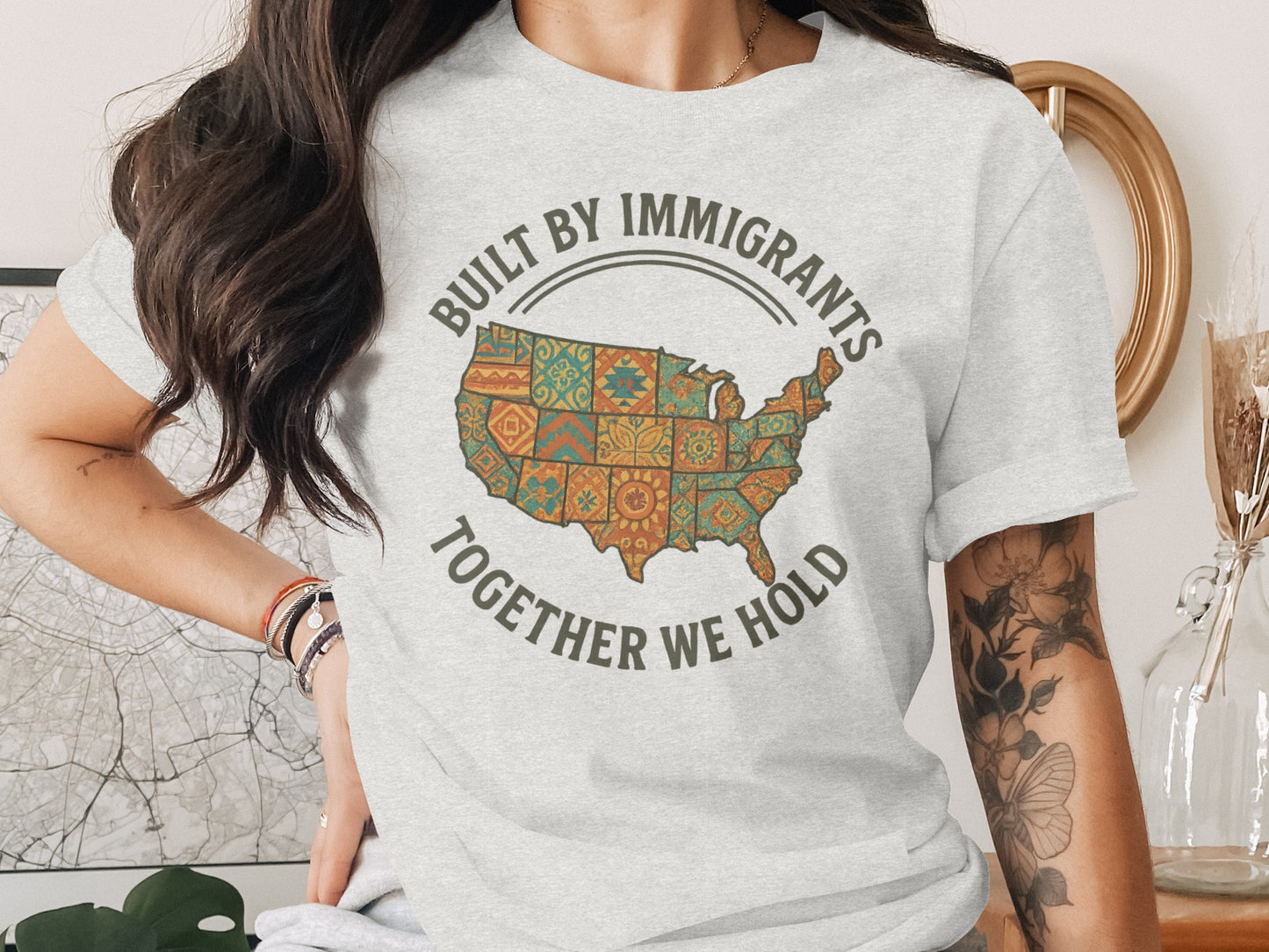 Built By Immigrants Together We Hold T-shirt product type