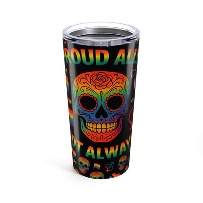 Proud Skull Tumblers for LGBTQ+ Pride | Stylish 20oz Travel Mugs, Colorful Gifts for Pride Celebrations, Birthday Presents, and More