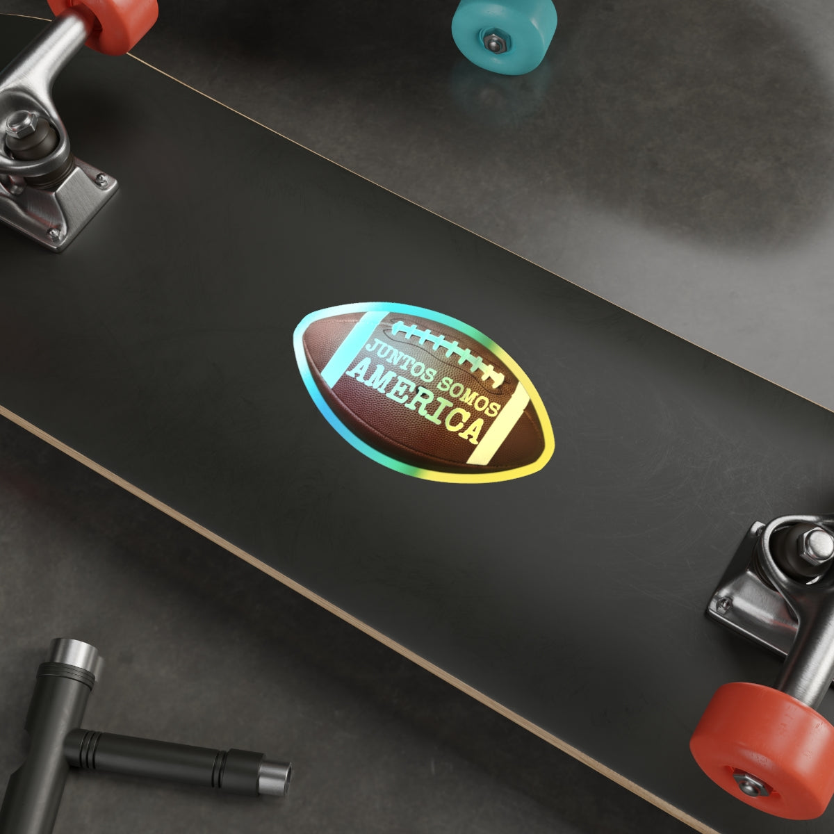 Juntos Somos America Football Graphic Skateboard Deck