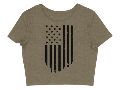 Distressed American Flag Graphic Tee product