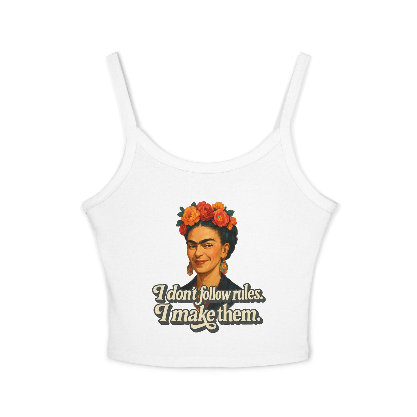 Frida Khalo Inspired Women's Tank Top, Feminist Apparel, Stylish Summer Top, Boho Fashion, Casual Wear, Statement Tee