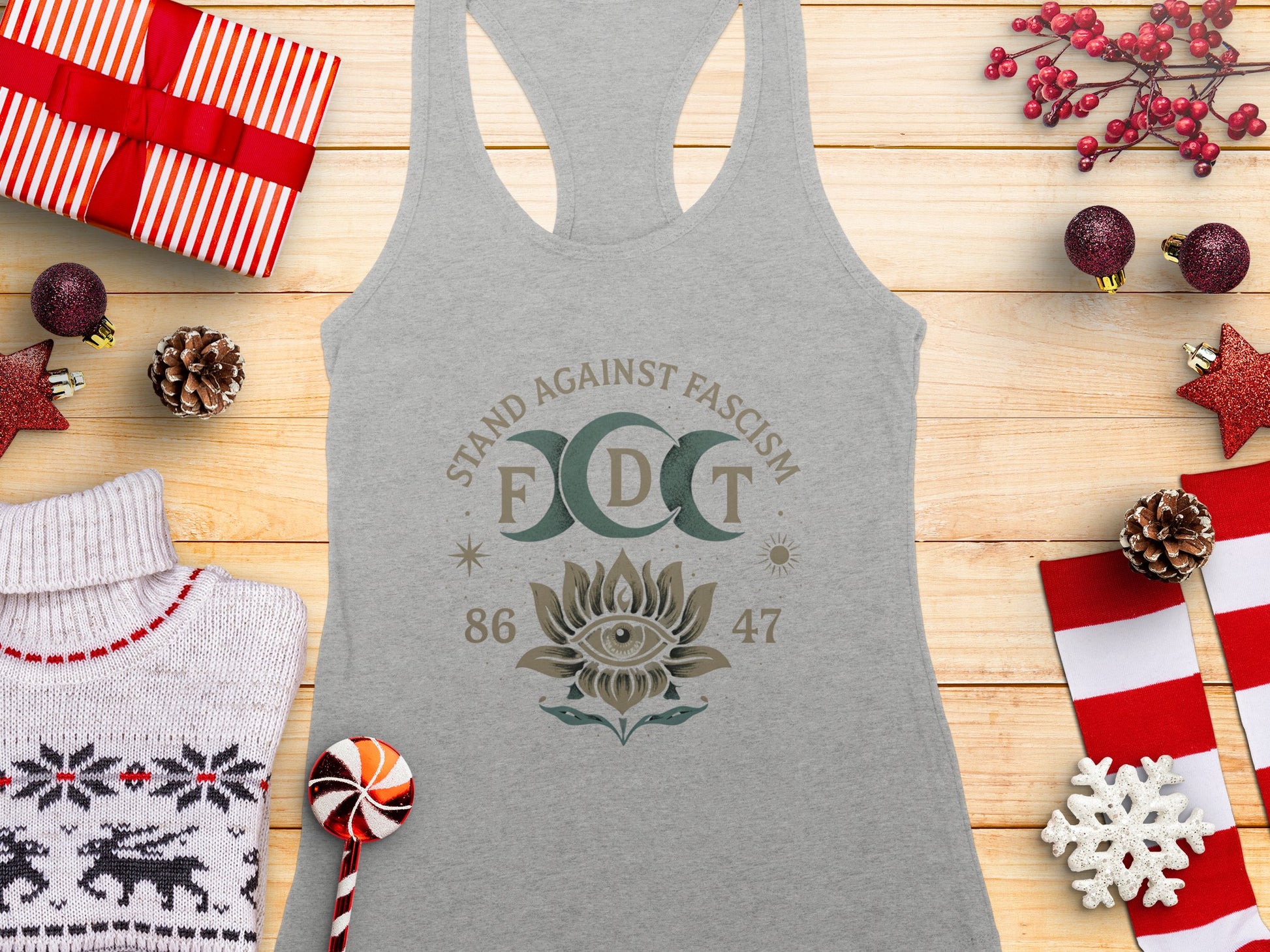 Stand Against Fascism FDT 8647 Tank Top