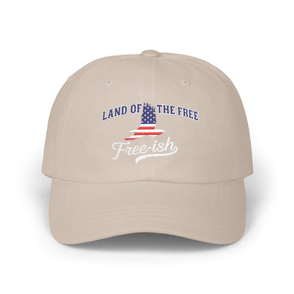 4th of July Embroidery Hat 'Land of the Free' Design | Patriotic Hat, Gift for Dads, Casual Wear, Freedom Cap, Summer Accessory
