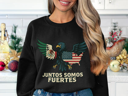 Juntos Somos Fuertes Eagle Flag Graphic product