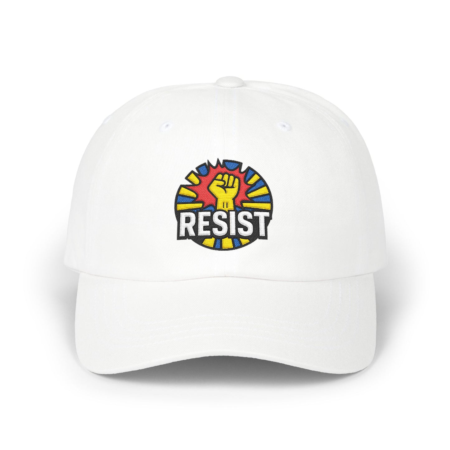 Anti Trump Hat Embroidered Resist Hat Cap, Classic Dad Hat, Unisex Cap for Activists, Casual Wear, Gift for Fathers Day