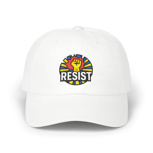 Anti Trump Hat Embroidered Resist Hat Cap, Classic Dad Hat, Unisex Cap for Activists, Casual Wear, Gift for Fathers Day