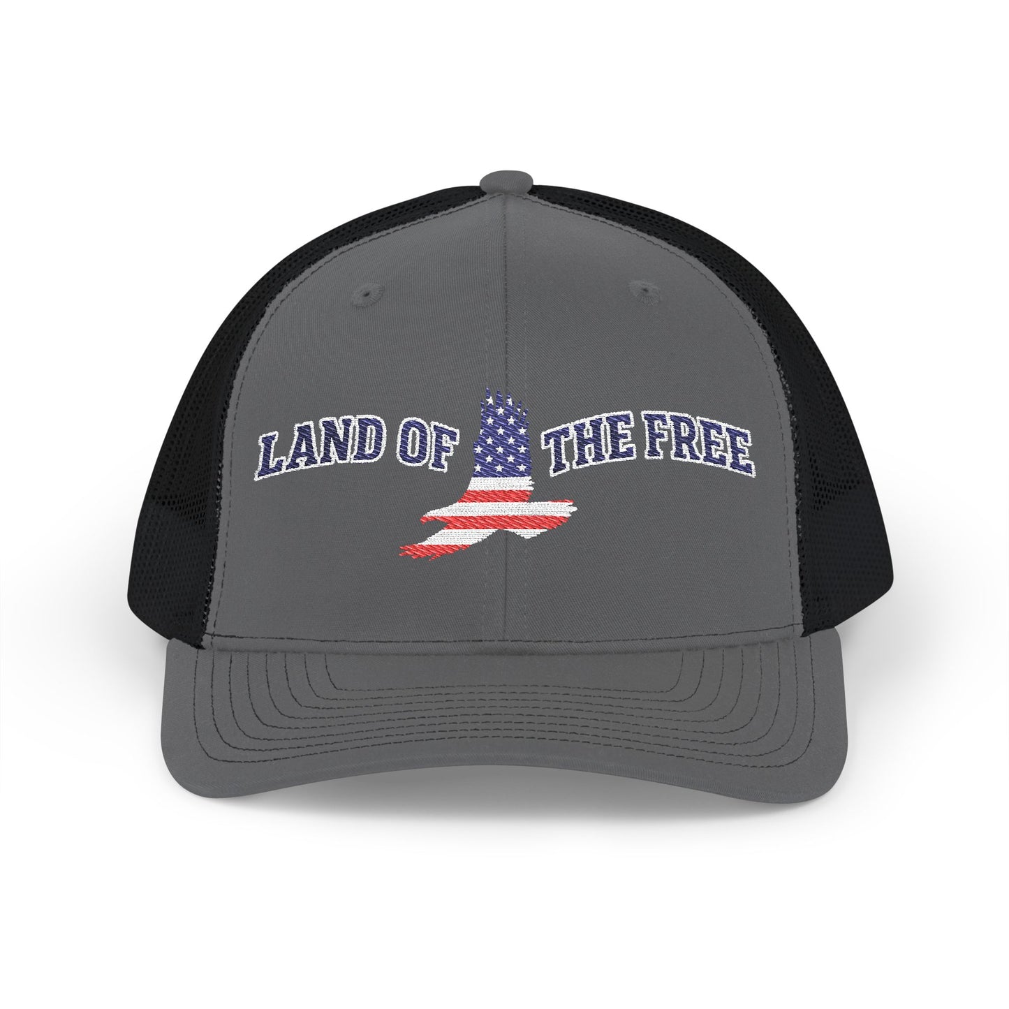 4th of JULY Patriotic Snapback Trucker Cap, Land of the Free Hat, Embroidered Cap for Independence Day, Casual Wear, Outdoor Activities