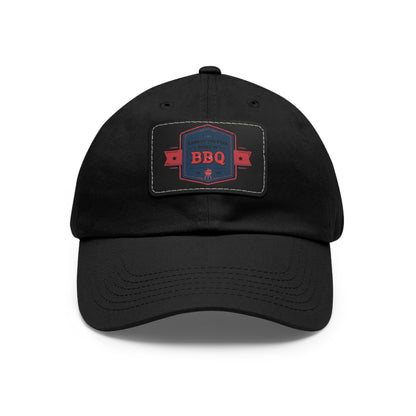 BBQ Dad Hat with Leather Patch - Perfect Gift for Grill Enthusiasts