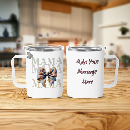 Personalized Mama Butterfly and Message Mug product type