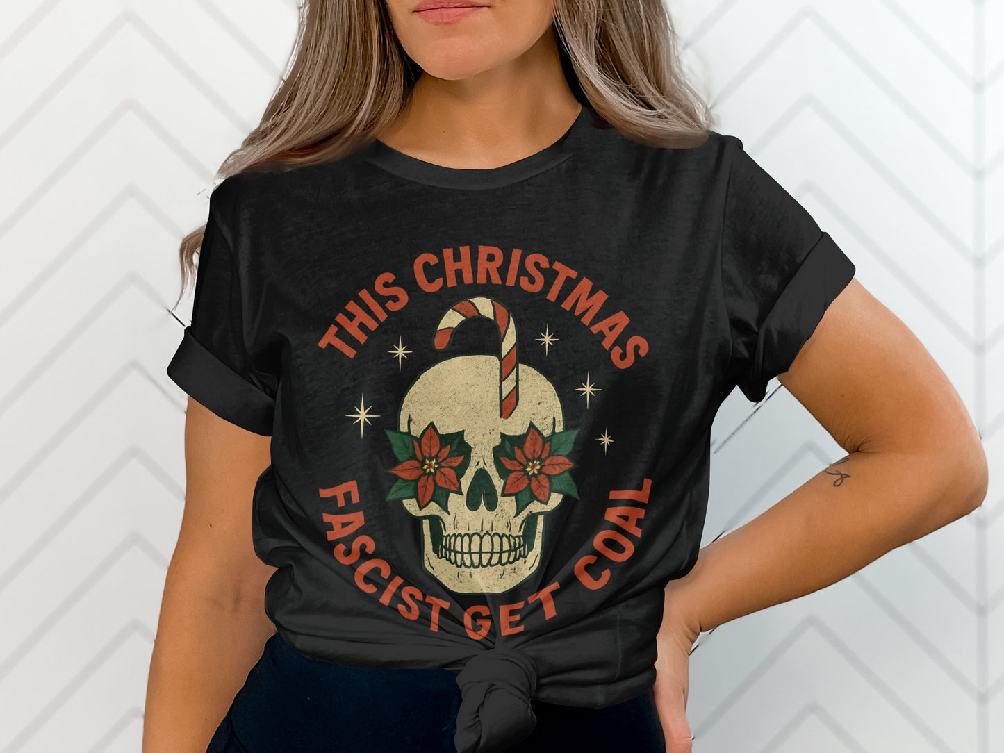 This Christmas Fascist Get Coal Graphic Tee