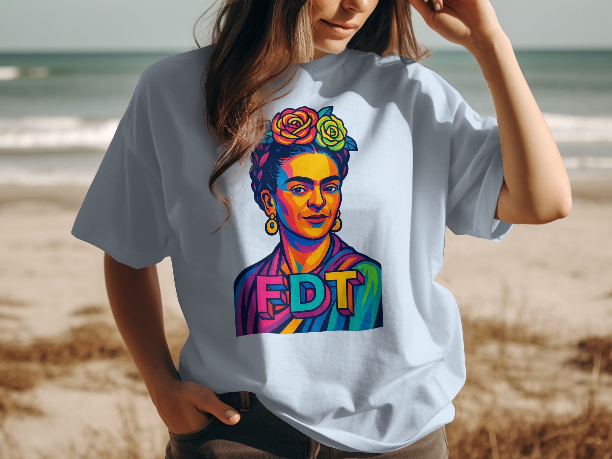 Colorful Artistic EDT Graphic Printed T-shirt product