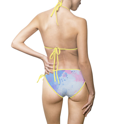 Pride Colorful Women's Bikini Swimsuit, Beachwear, Summer Vacation, Pool Party, Swimwear, Holiday Gift