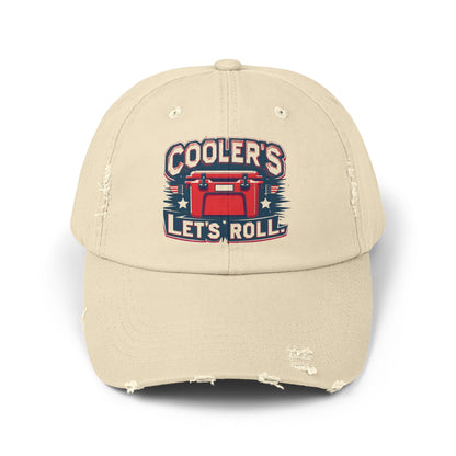 Cooler’s Let’s Roll Distressed Cap - Unisex Casual Headwear for Outdoor Adventures