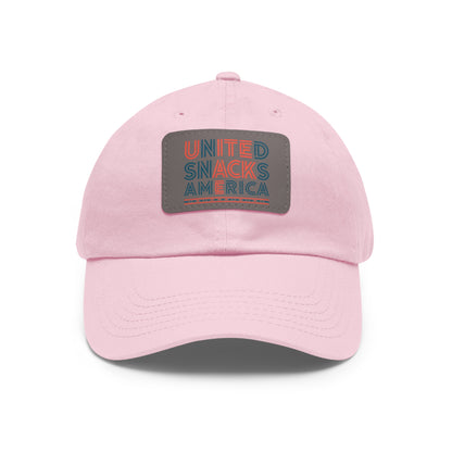 Trendy Dad Hat with Leather Patch - United Snacks America
