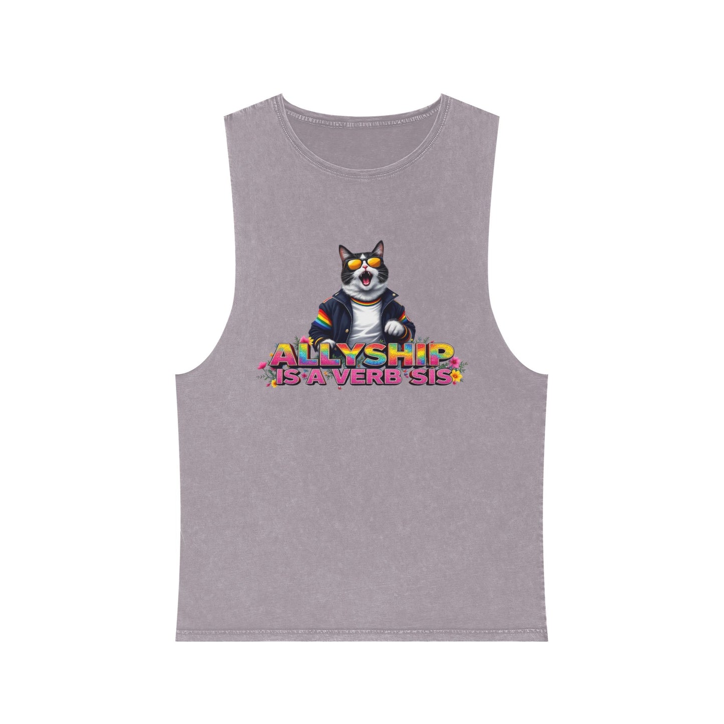 Unisex Stonewash Tank Top