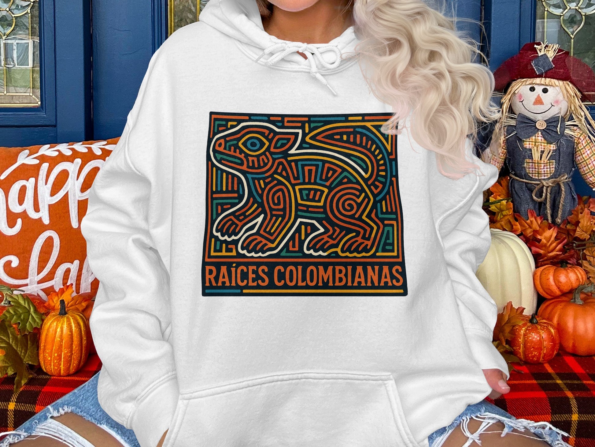 Raíces Colombianas Intricate Design Hoodie product