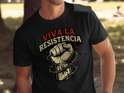 Viva La Resistencia Fist Graphic Design T-Shirt product type
