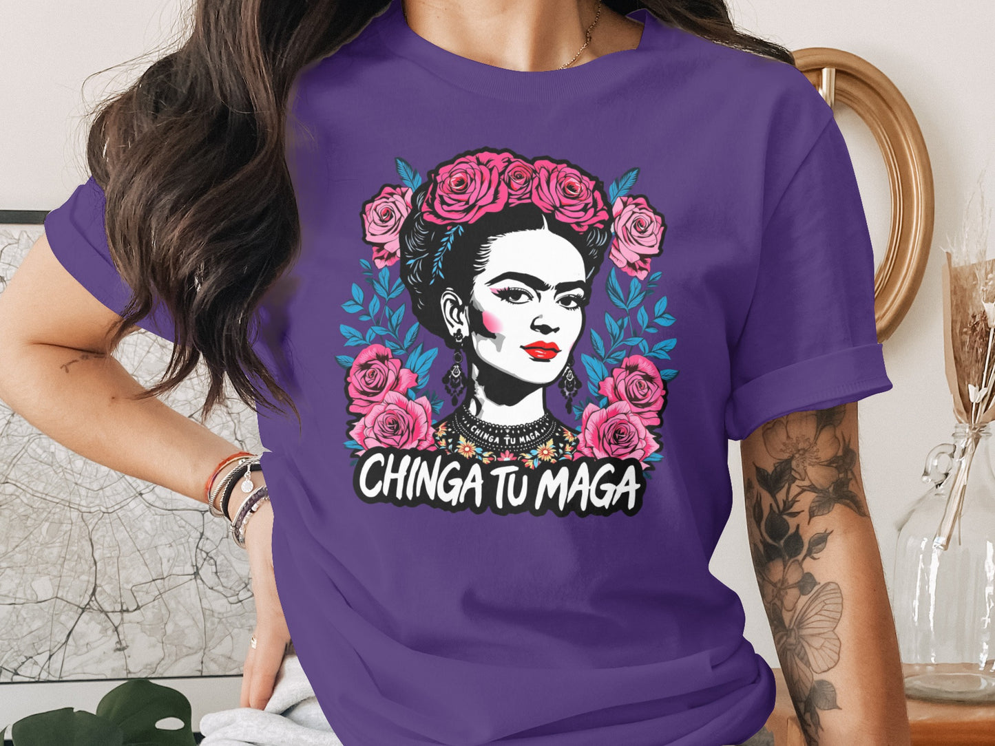 Chinga Tu Maga Graphic T-Shirt Design Trendy