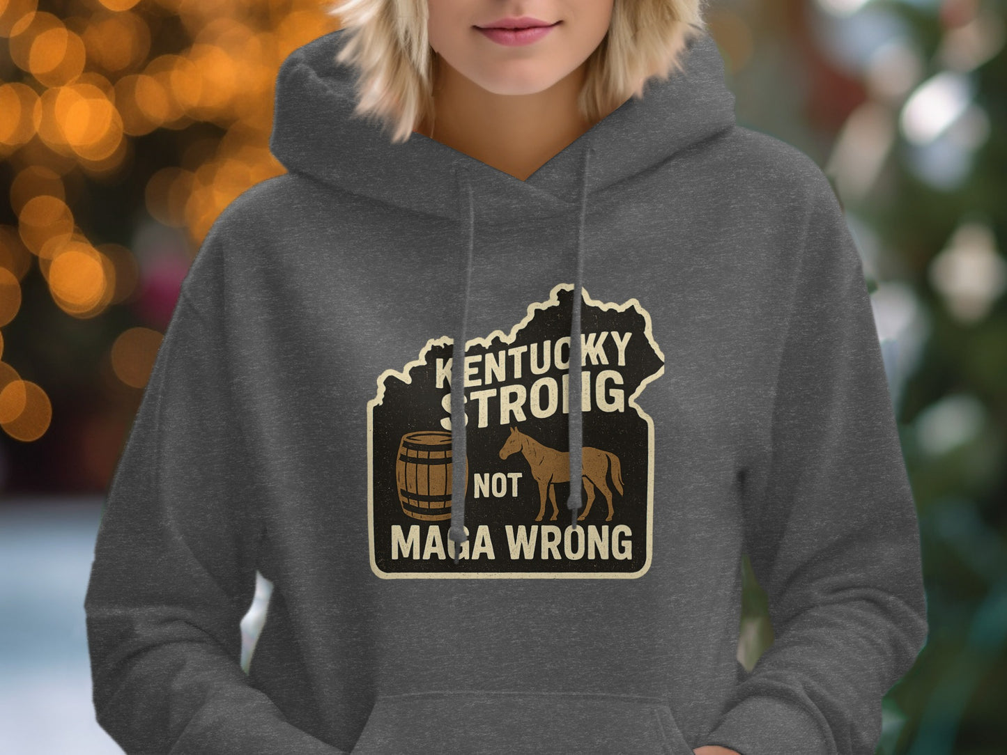 Kentucky Strong Not Maga Wrong Hoodie product