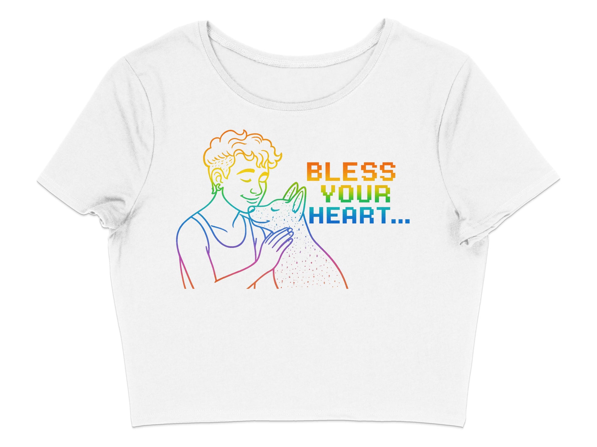 Bless Your Heart Graphic Cropped T-Shirt product