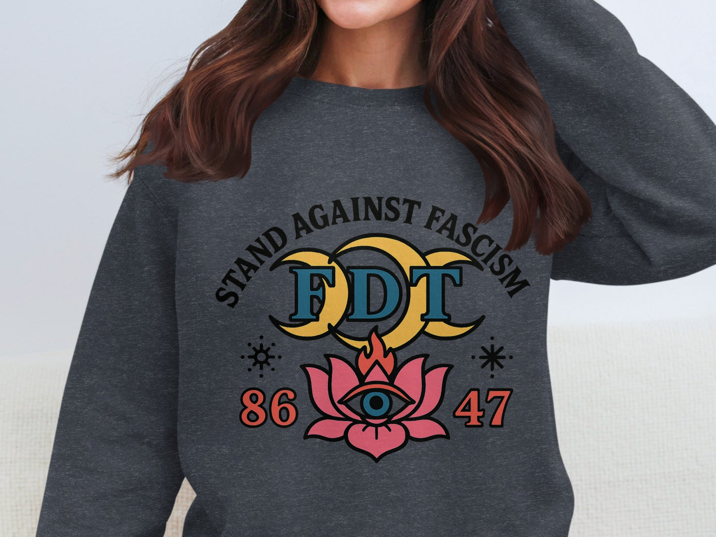 Stand Against Fascism FDT 86 47 Graphic Sweatshirt product