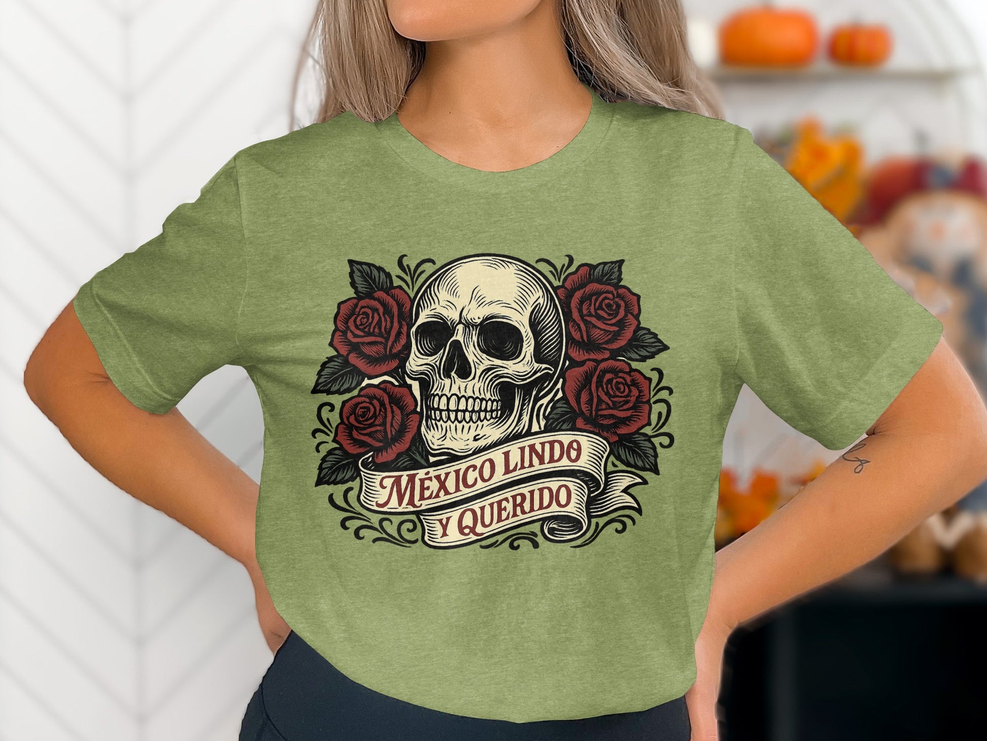 Mexico Lindo y Querido Skull Graphic Tee product