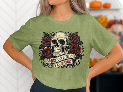Mexico Lindo y Querido Skull Graphic Tee product