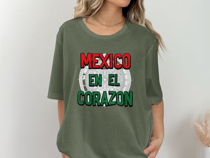 Mexico En El Corazon Graphic Tee product