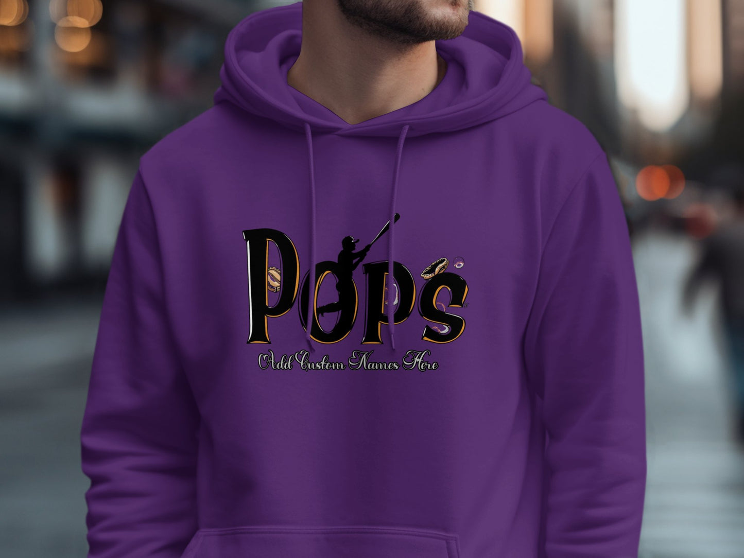 Pops Brand Custom Famous Wear Purple Hoodie Product Type