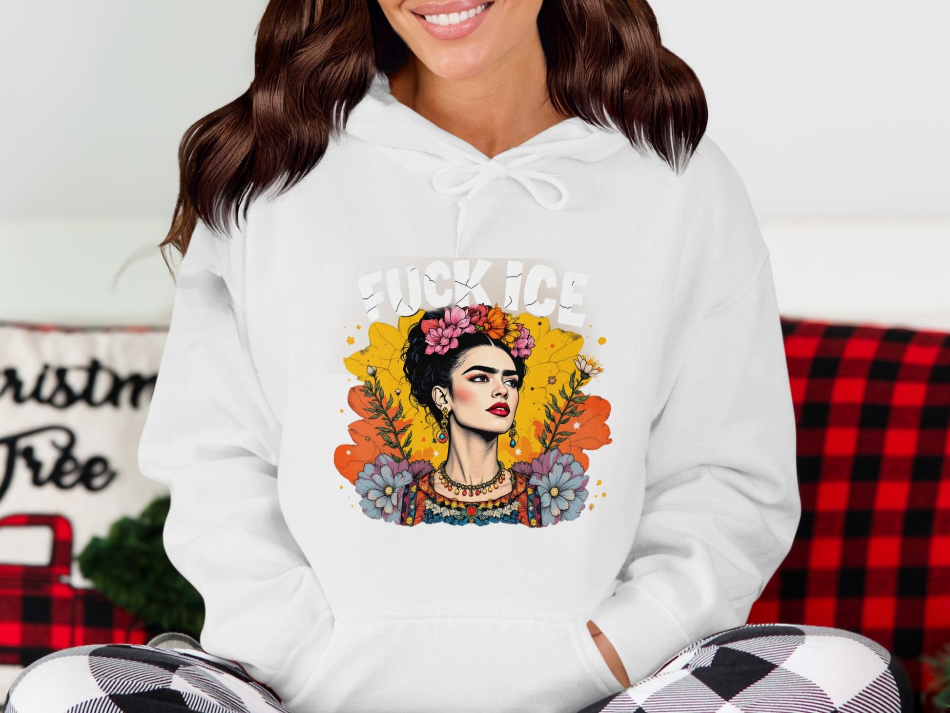 Frida Artistic Bold Graphic Hoodie product type