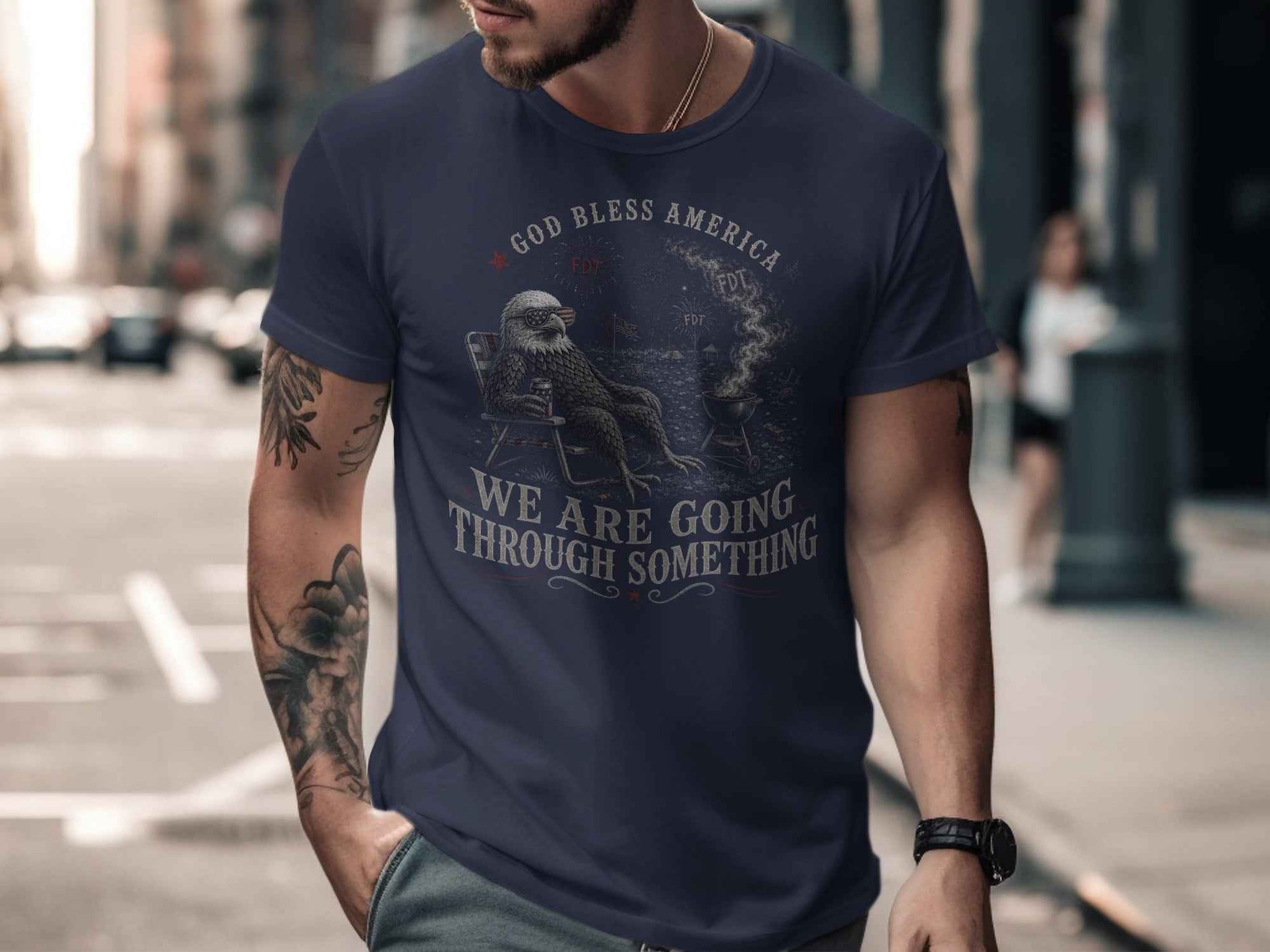 Sarcastic Americana Eagle T-Shirt