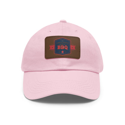 BBQ Dad Hat with Leather Patch - Perfect Gift for Grill Enthusiasts