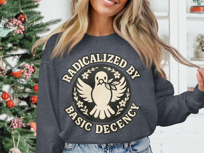 Radicalized By Basic Decency sweatshirt product type