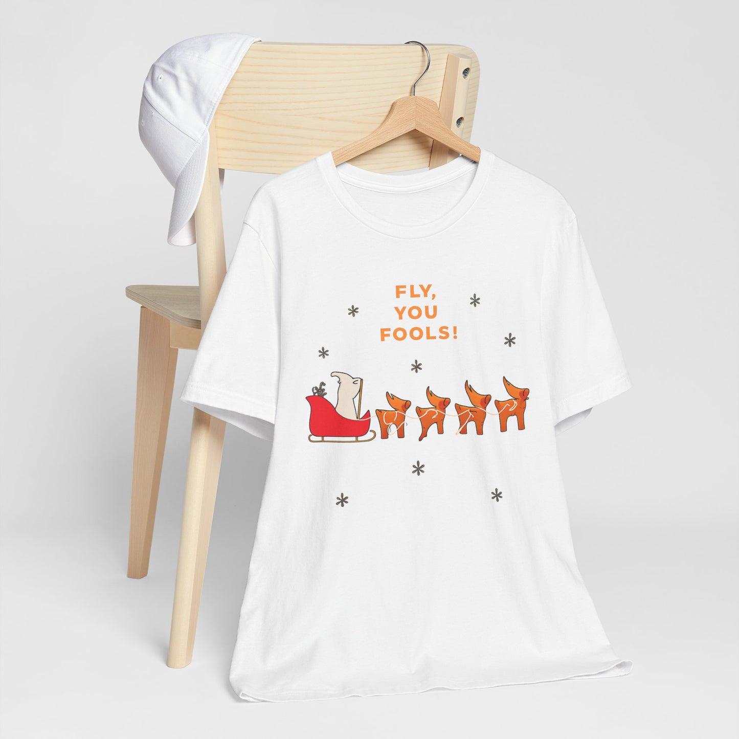 Fly You Fools! Christmas Reindeer Tee