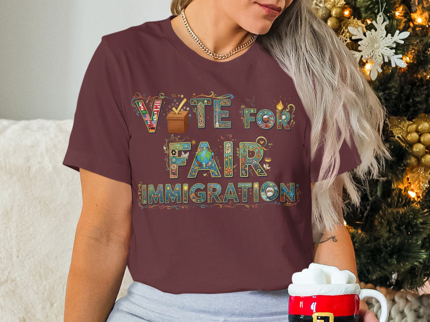Vote for Fair Immigration Statement Shirt
