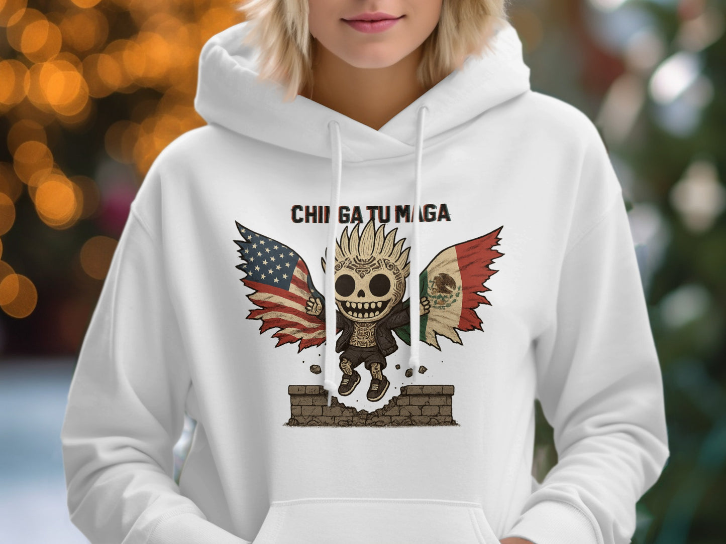 American and Mexican Flag Chii Ga Tu Maga Hoodie product