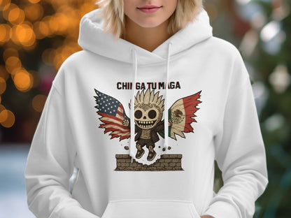 American and Mexican Flag Chii Ga Tu Maga Hoodie product