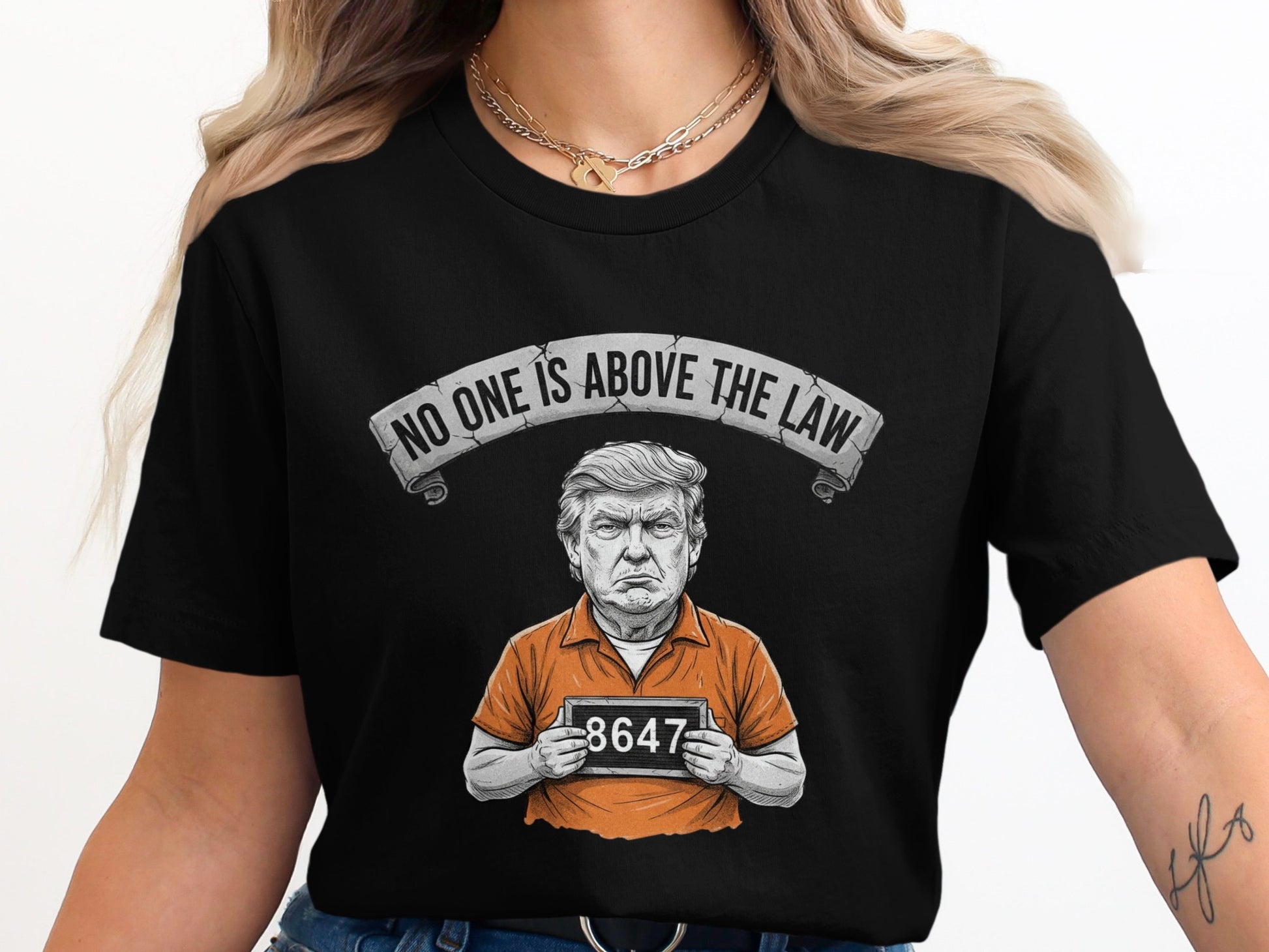 No One Is Above The Law Graphic T-Shirt