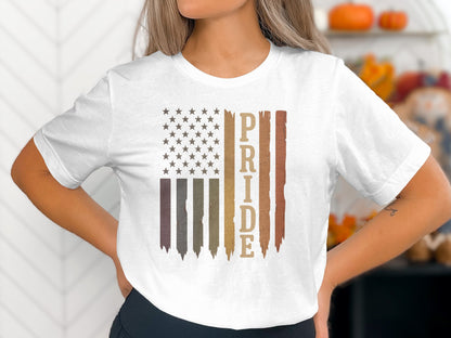 American Flag Pride Design Graphic T-Shirt product type