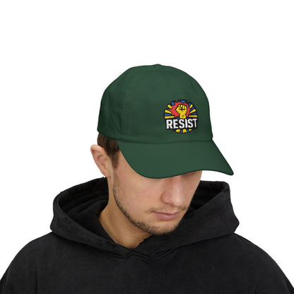 Anti Trump Hat Embroidered Resist Hat Cap, Classic Dad Hat, Unisex Cap for Activists, Casual Wear, Gift for Fathers Day
