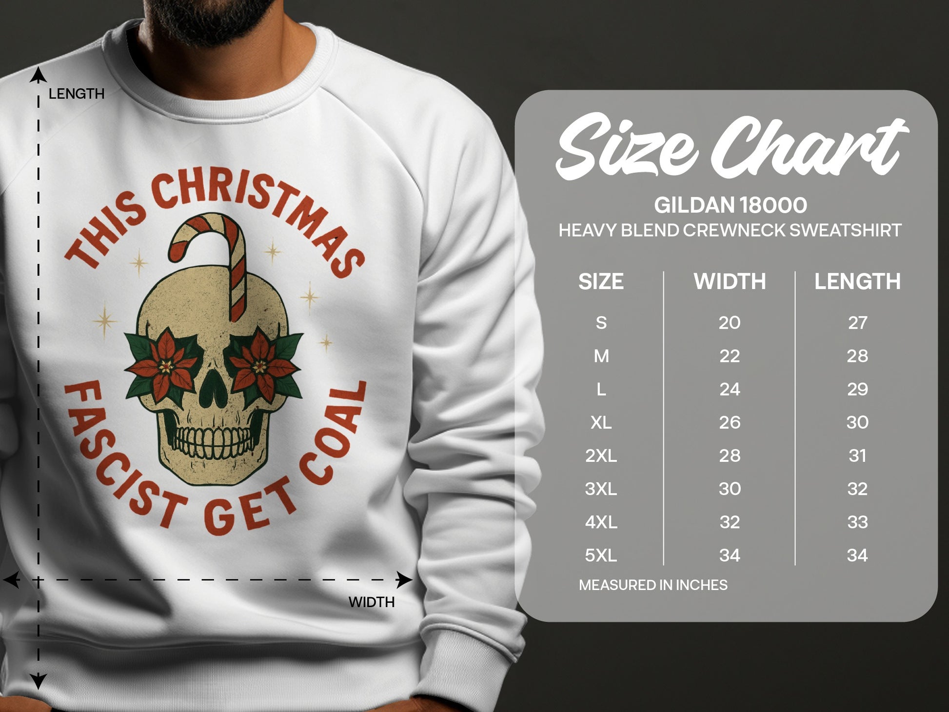 This Christmas Fascist Get Coal Crewneck Sweatshirt