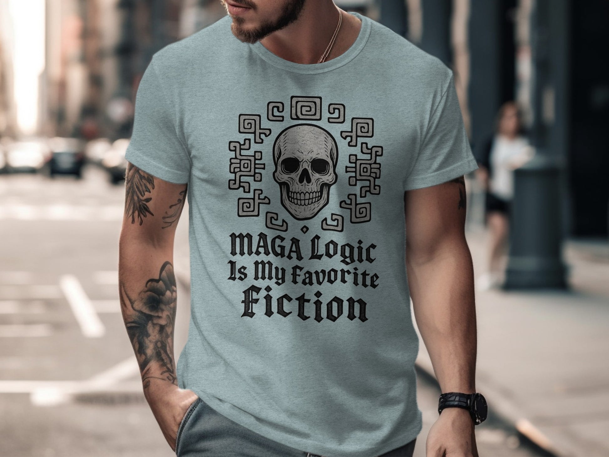 MAGA Logic Is My Favorite Fiction T-Shirt
