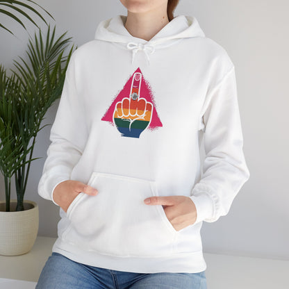Pride Hoodie Pride Graphic Hoodie - Unisex Heavy Blend™ with Bold Rainbow Design