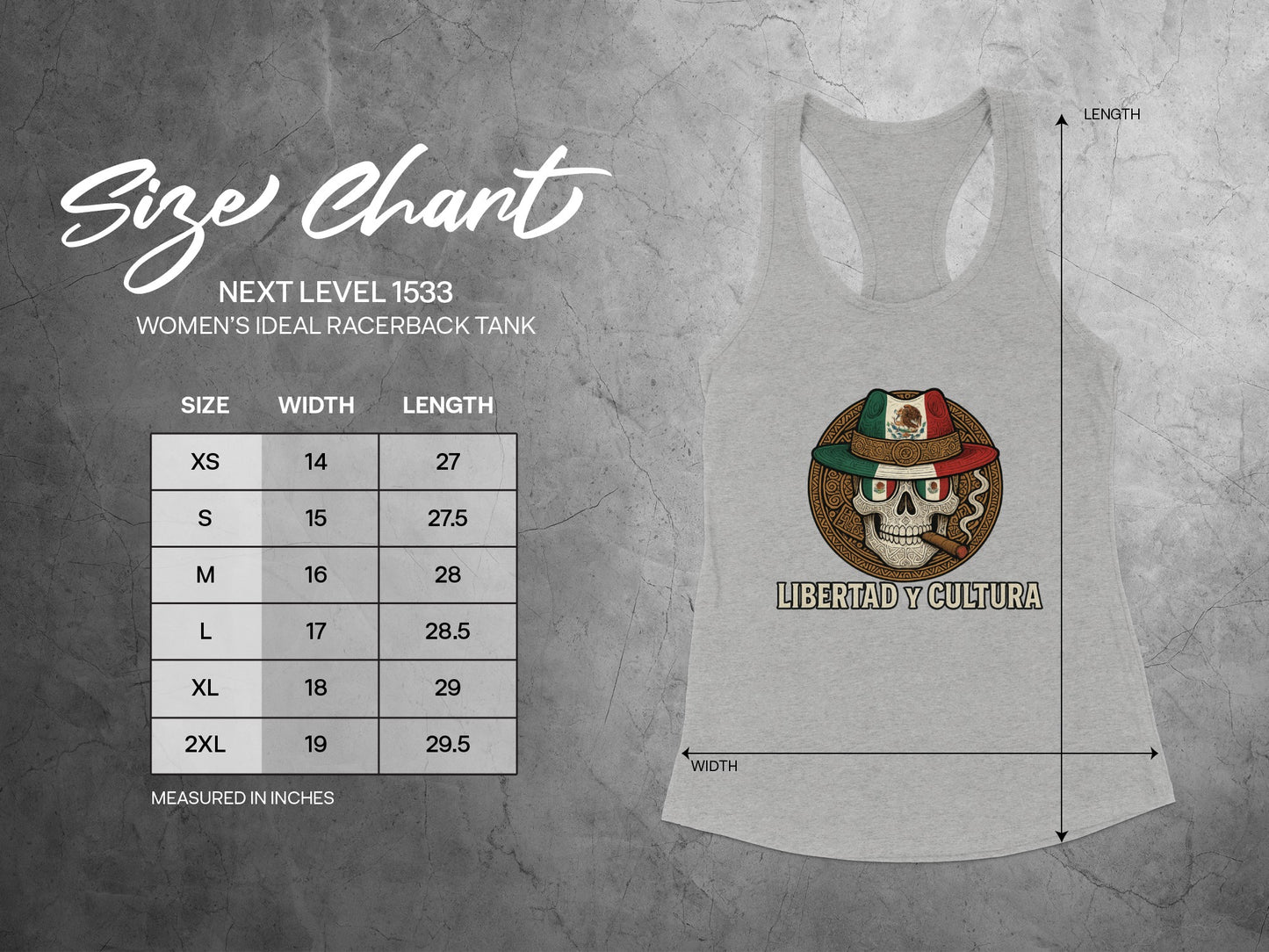 Libertad y Cultura Racerback Tank Top for Women