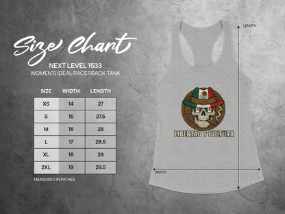 Libertad y Cultura Racerback Tank Top for Women