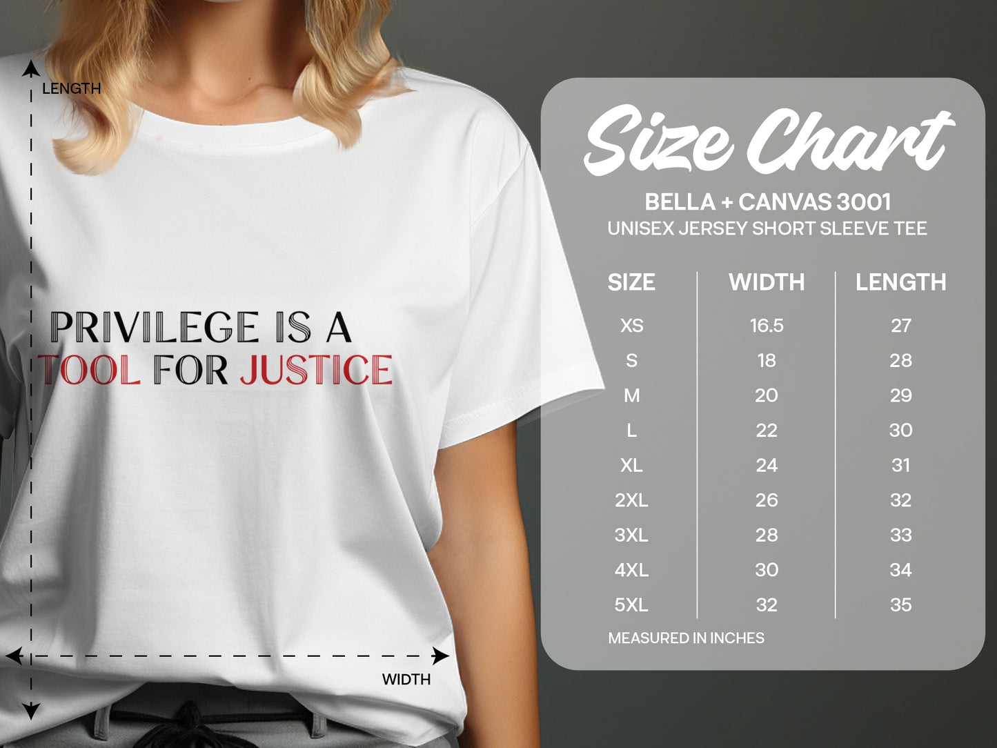 Privilege is a Tool for Justice Unisex Jersey Shirt