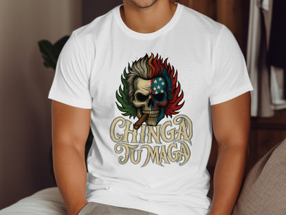 Chingao Tumaga Skull Art Design Men's Shirt product