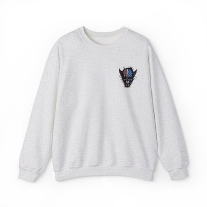 Artistic Graphic Crewneck Sweatshirt - Bold Design for Creative Souls