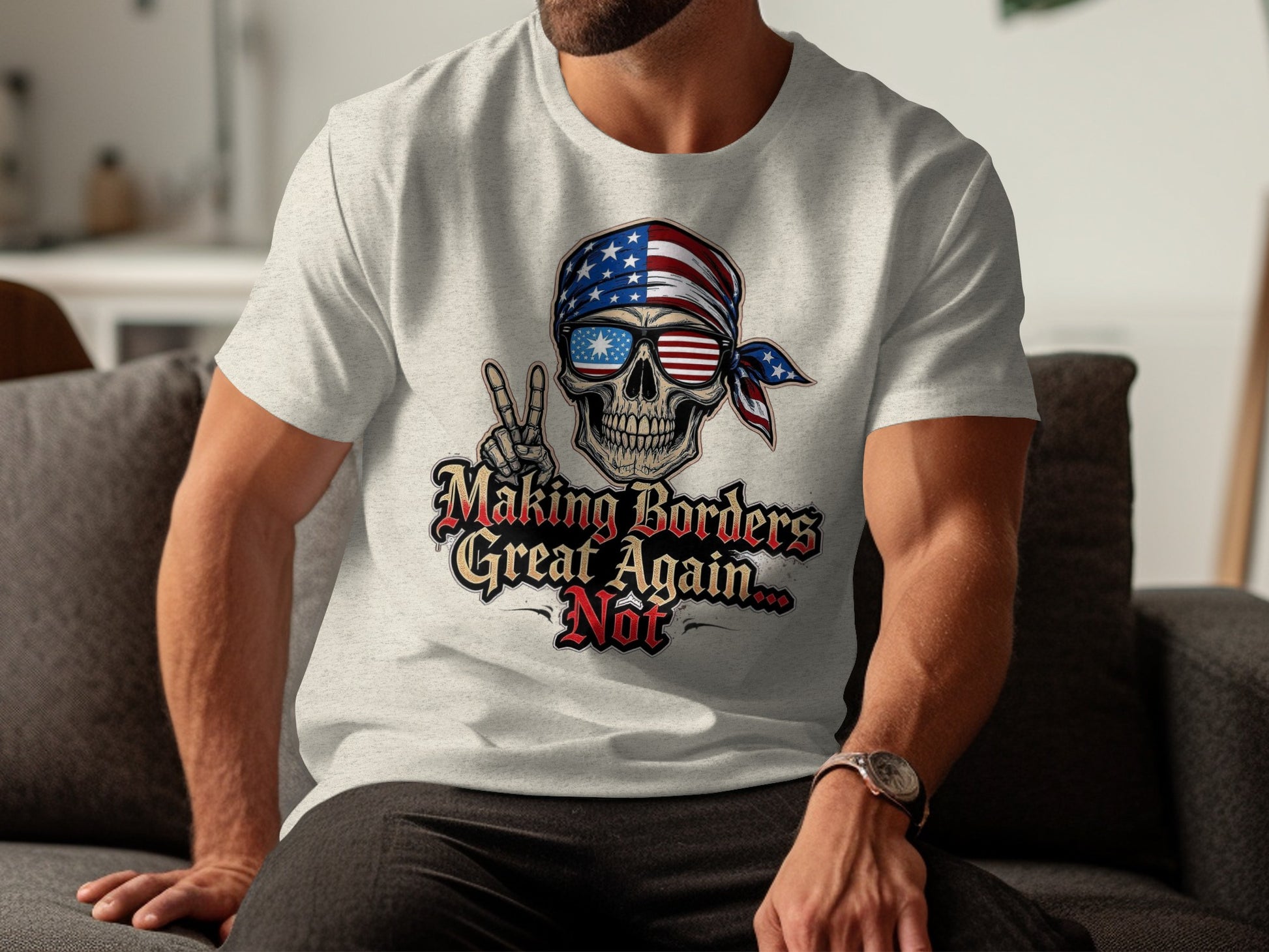 Making Borders Great Again Not T-Shirt product